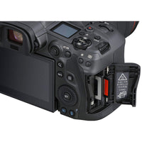 Canon EOS R5 Systemkamera mit 24-105mm f4 L RF Standardzoom-Objektiv