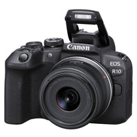 Canon EOS R10 Systemkamera mit 18-45mm Standardzoom-Objektiv Kit