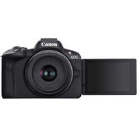 Canon EOS R50 Systemkamera mit RF-S 18-45mm Standardzoom-Objektiv Kit