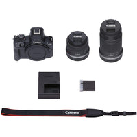 Canon EOS R50 Systemkamera Twin Lens Kit RF-S 18-45mm & 55-210mm Objektive