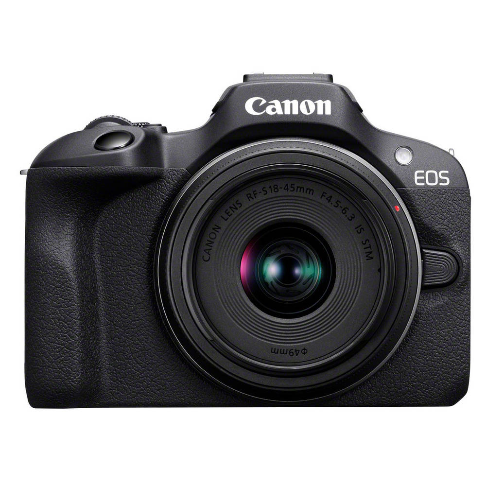 Canon EOS R100 Systemkamera mit RF-S 18-45mm Standardzoom-Objektiv