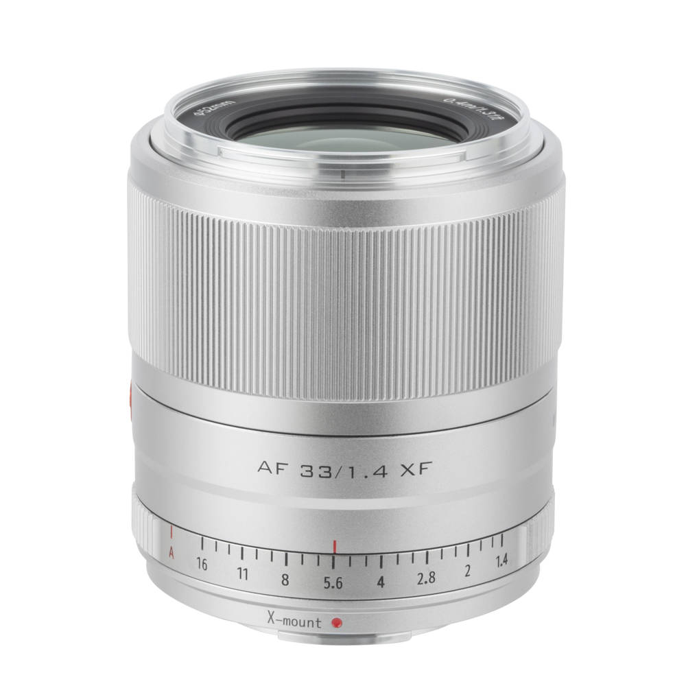 Viltrox 33mm F1.4 Fuji XF Festbrennweite Objektiv Silber