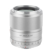 Viltrox 33mm F1.4 Fuji XF Festbrennweite Objektiv Silber