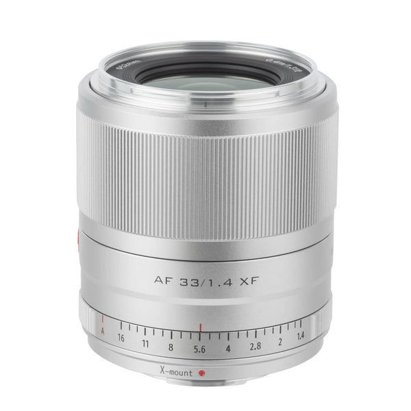 Viltrox 33mm F1.4 Fuji XF Festbrennweite Objektiv Silber