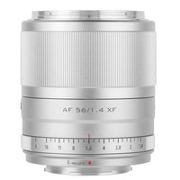 Viltrox 56mm F1.4 Fuji XF Festbrennweite Objektiv Silber