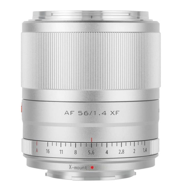 Viltrox 56mm F1.4 Fuji XF Festbrennweite Objektiv Silber
